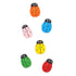 Assorted Colours Wooden Ladybugs Embellishment